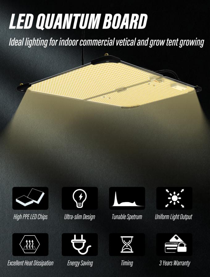 幅広くカバー 120W LED 成長ライト パネル 医療植物 LED 栽培ライト 0